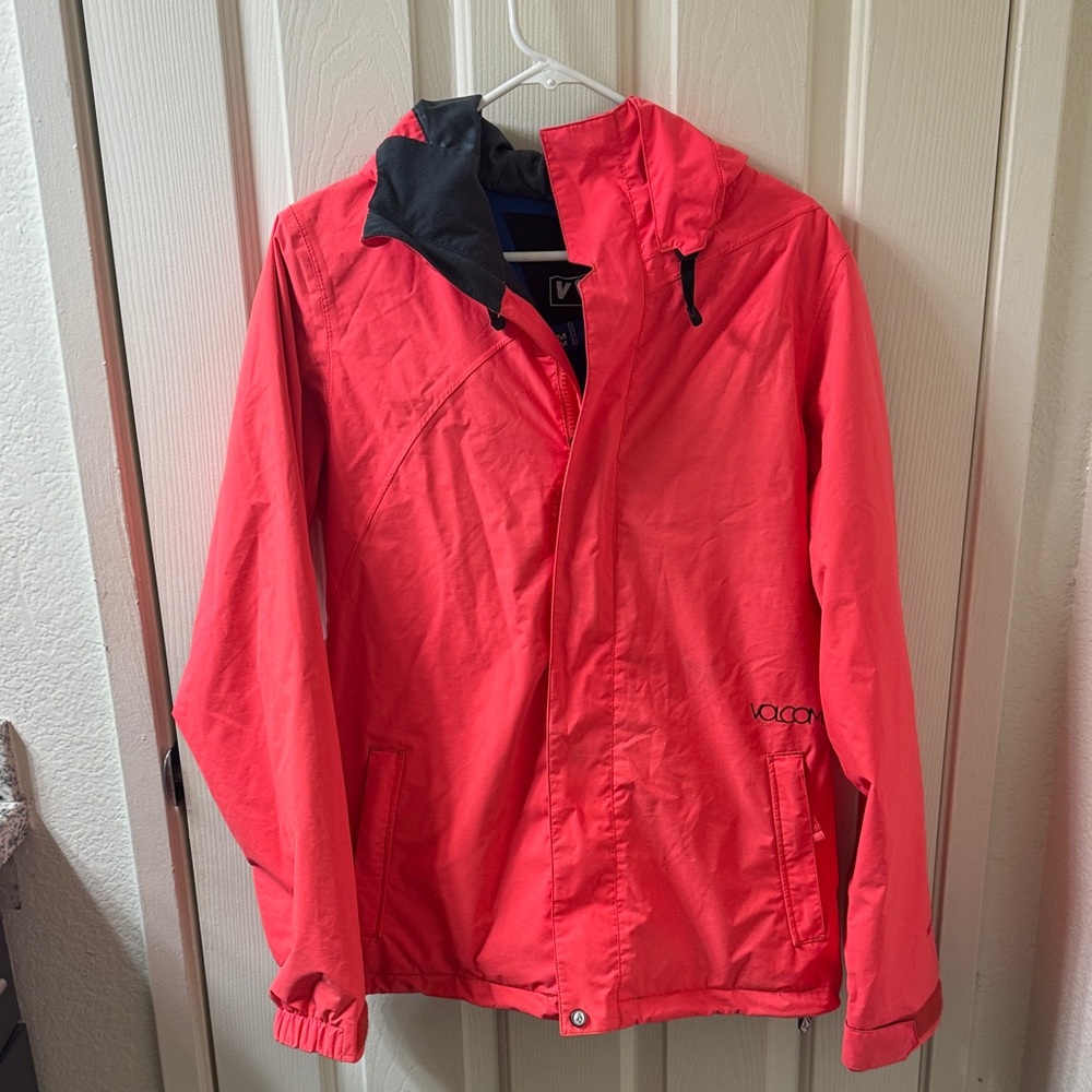 Volcom Vibrant Red Windbreaker